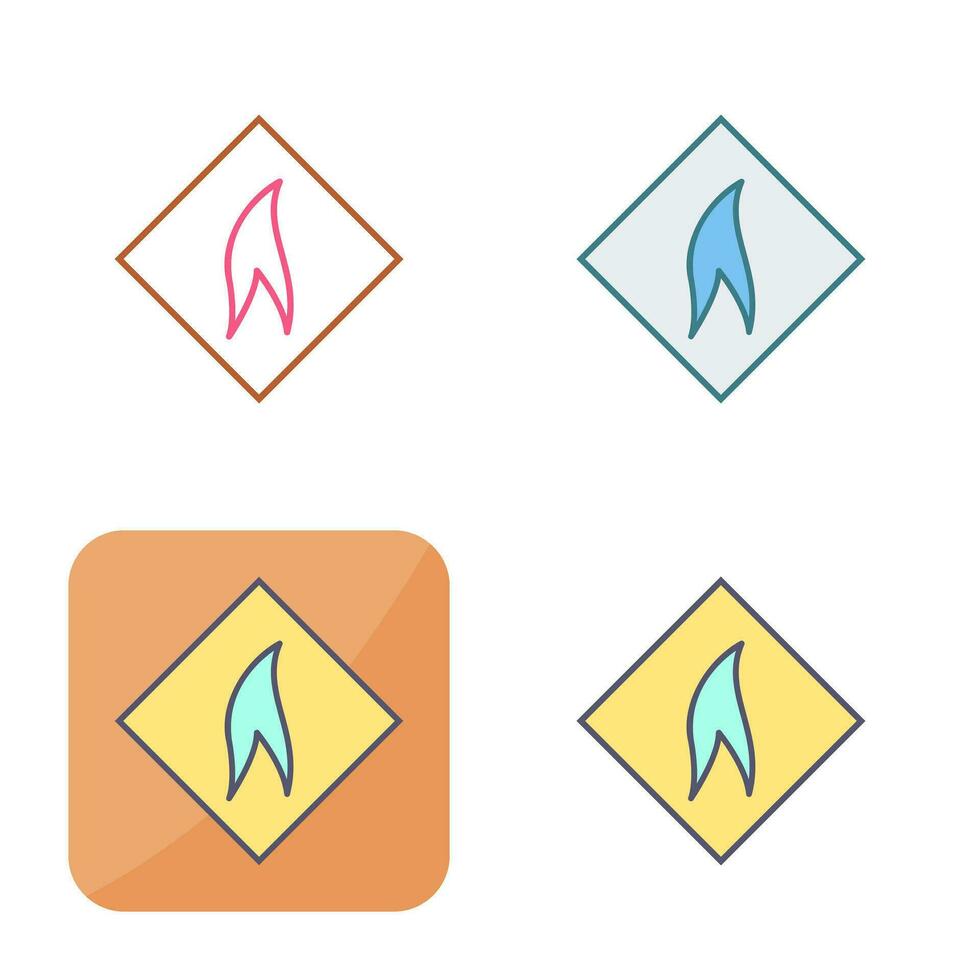 Flammable Material Vector Icon
