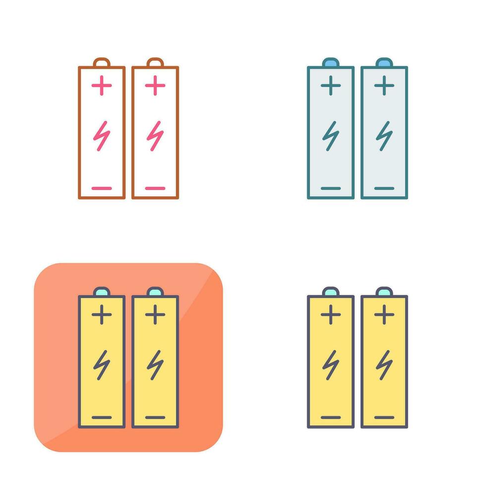 Batteries Vector Icon