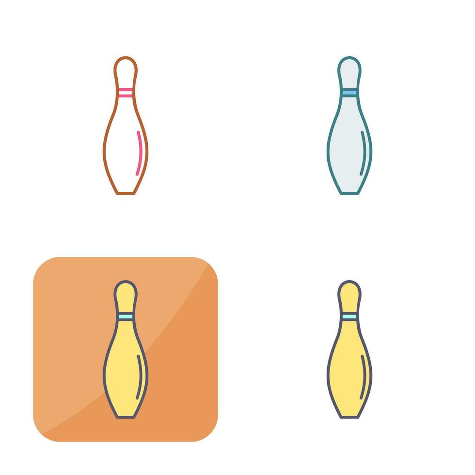 Bowling Pin Vector Icon