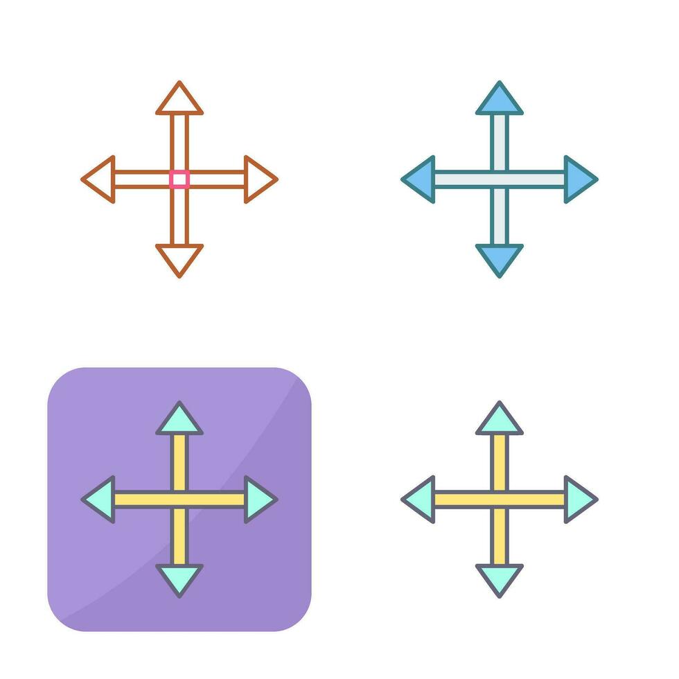 Unique Move Vector Icon