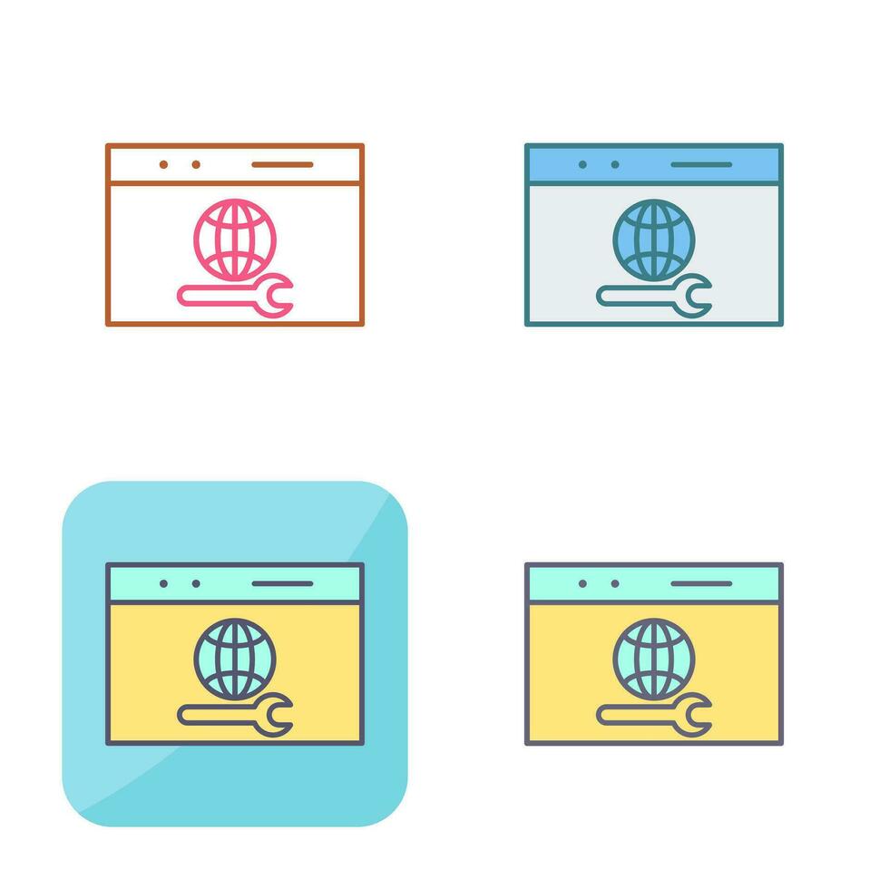 Unique Web Support Vector Icon