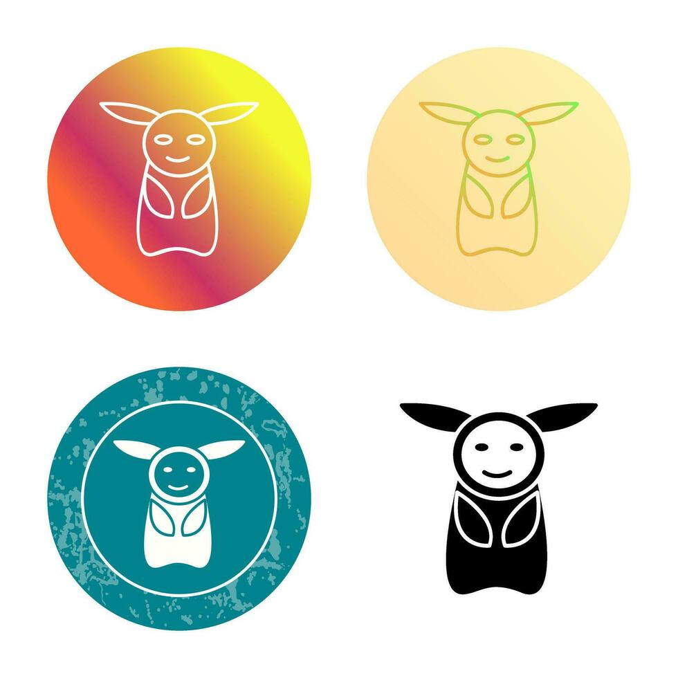 Unique Game Character Vector Icon