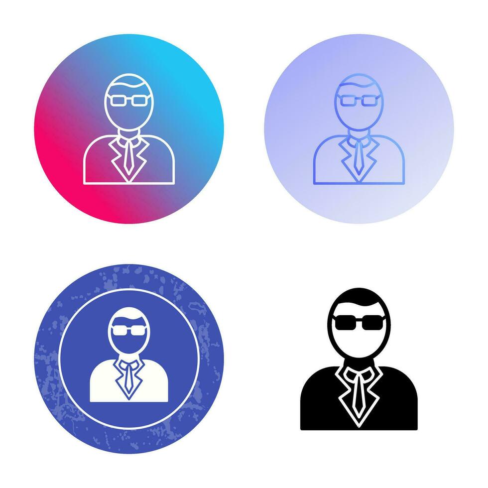 Casino Manager Vector Icon