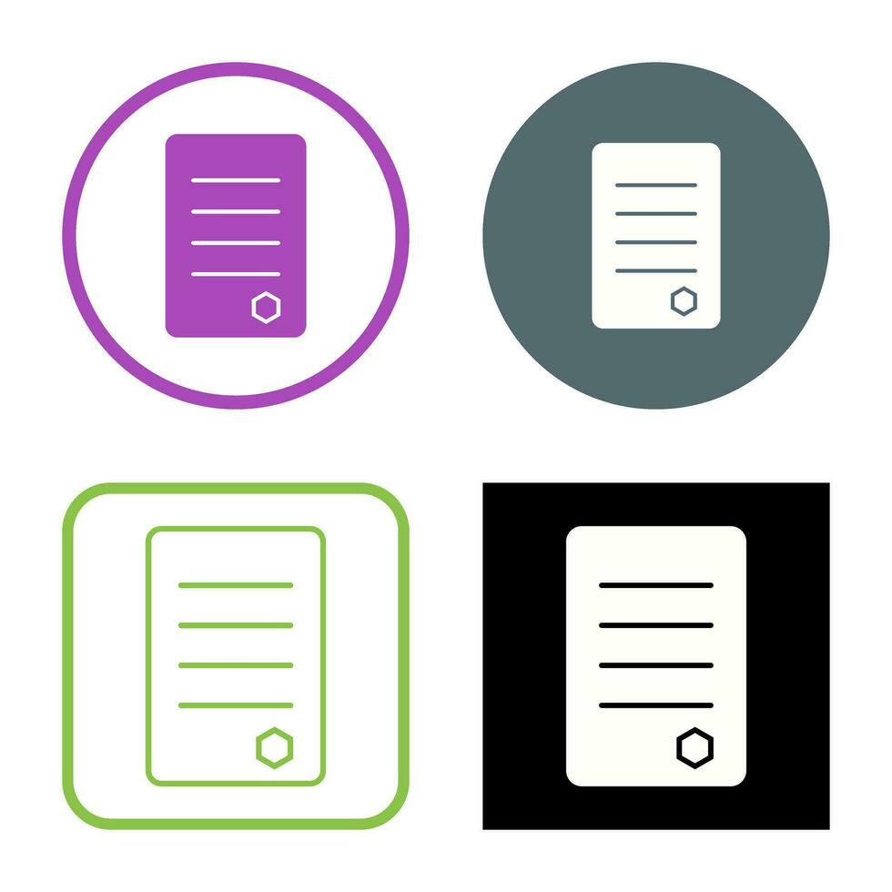 Unique Reports Vector Icon