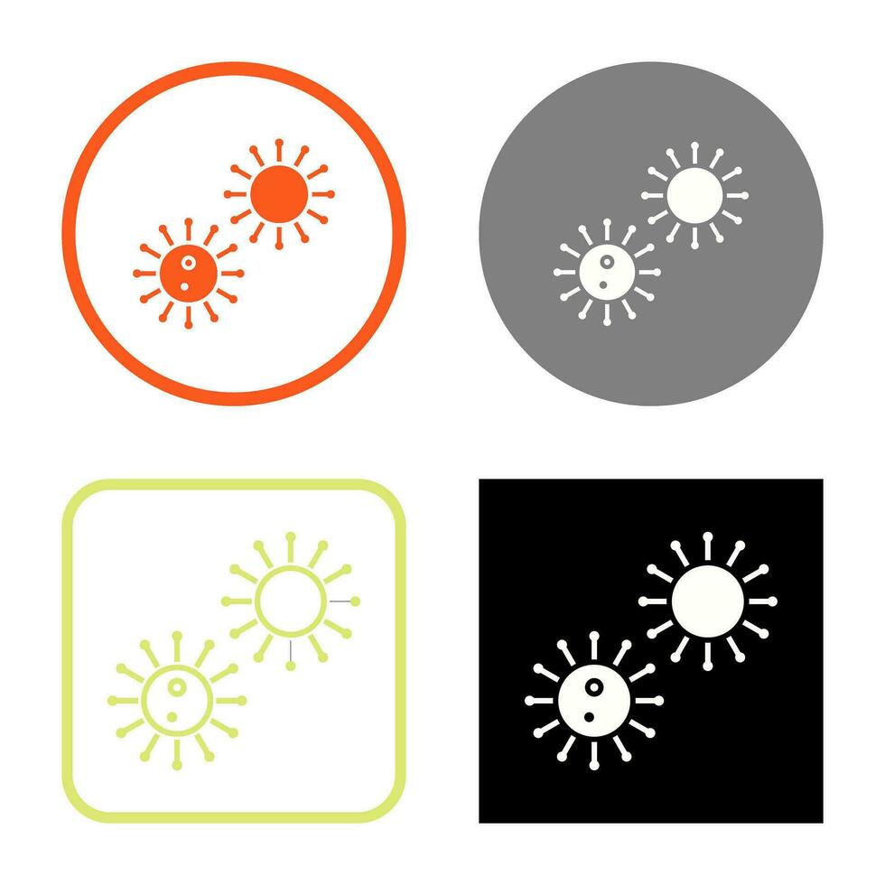 único virus vector icono