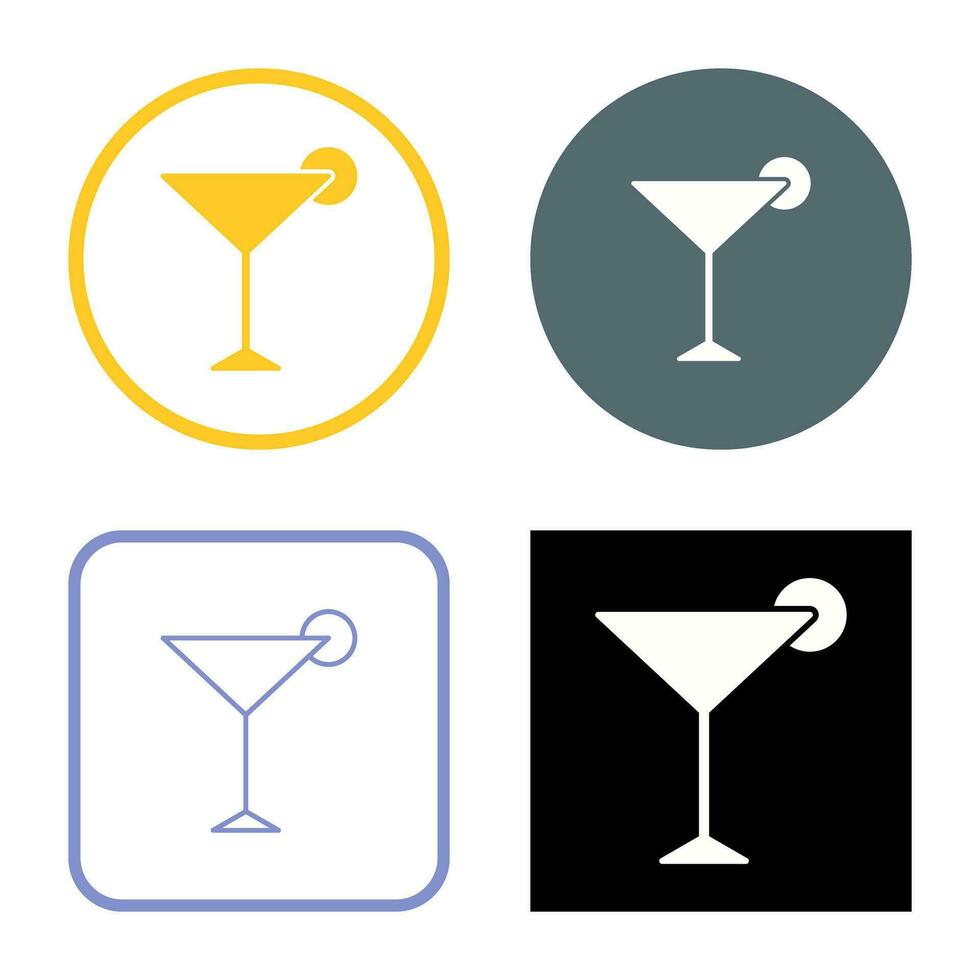 Unique Cosmopolitan Vector Icon
