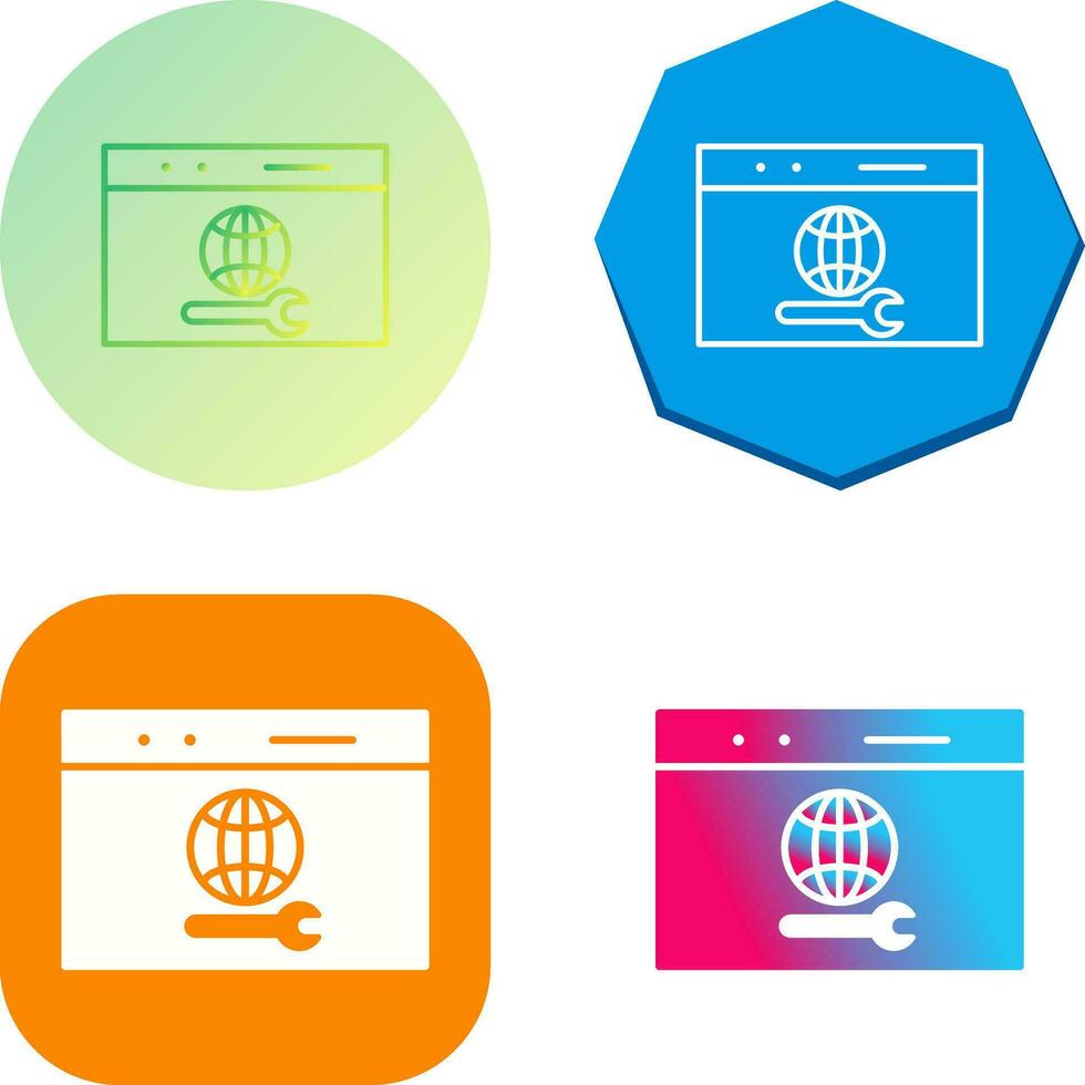 Unique Web Support Vector Icon
