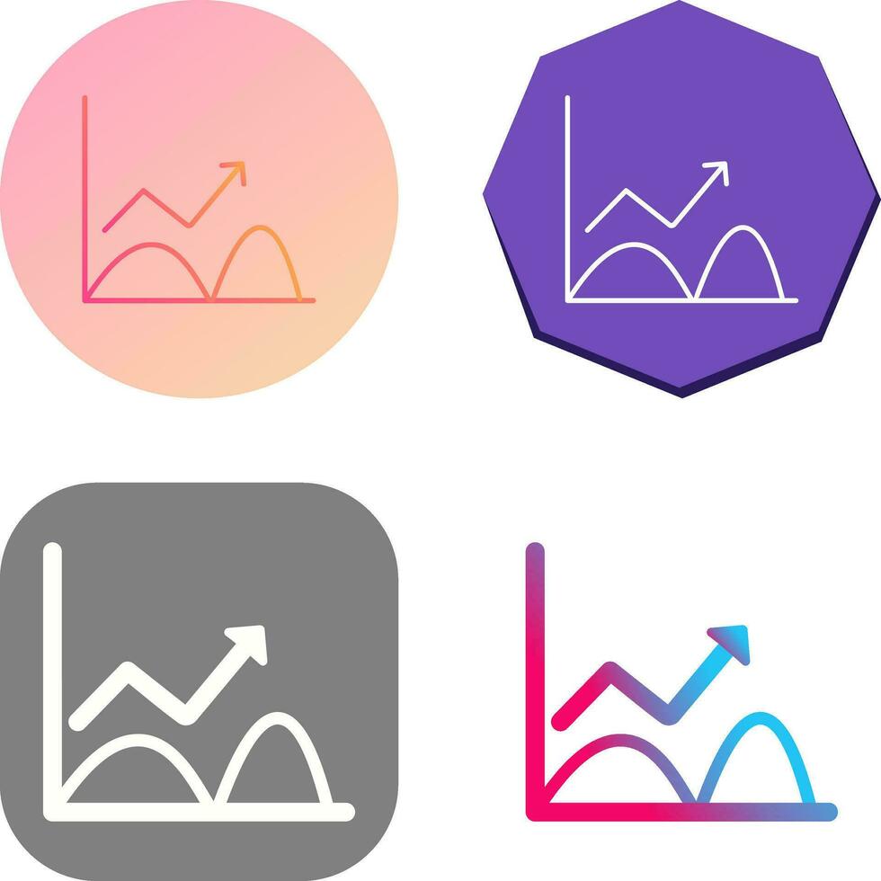 Trend in Graph Vector Icon