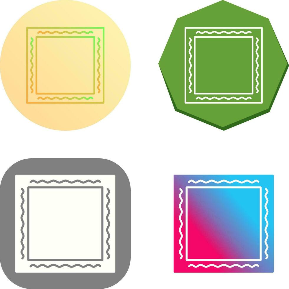 Unique Frame Vector Icon