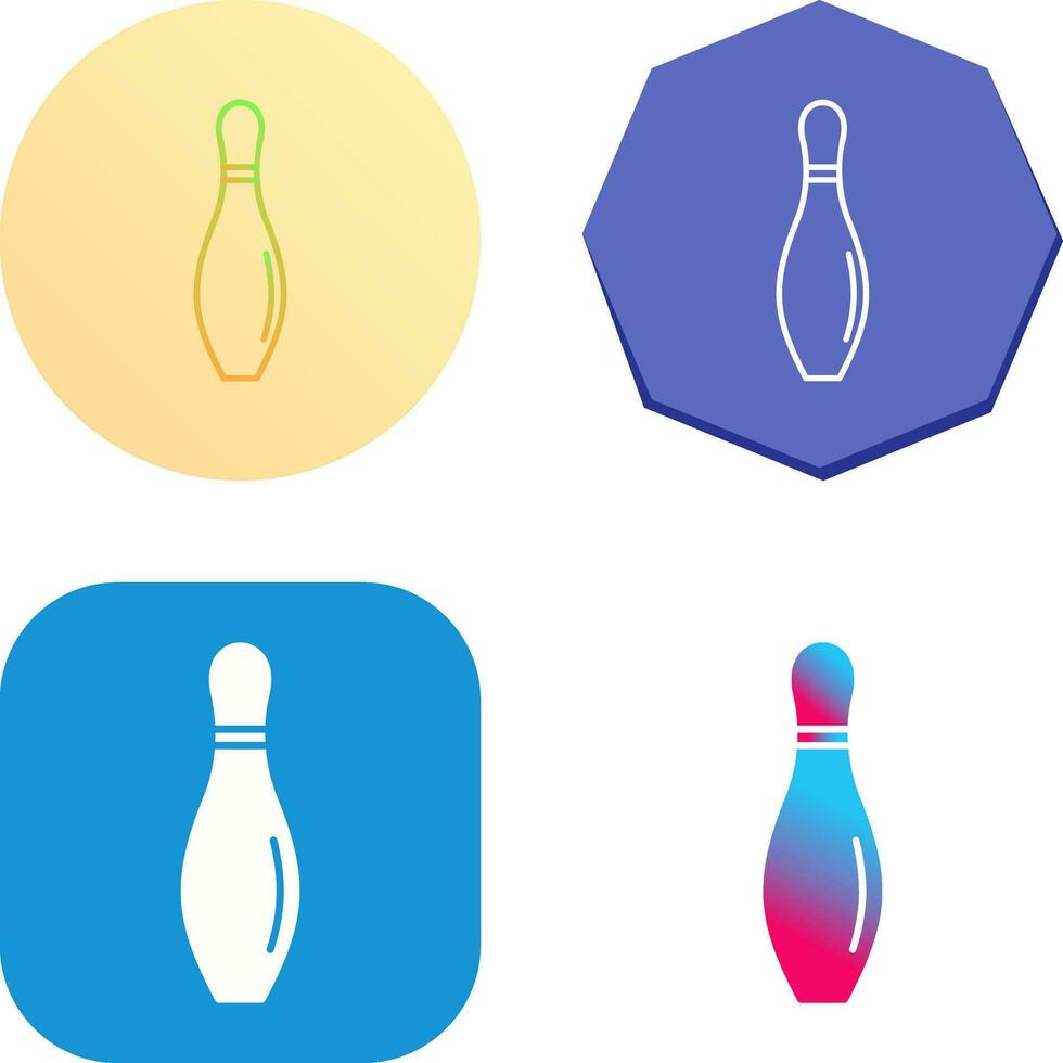 Bowling Pin Vector Icon