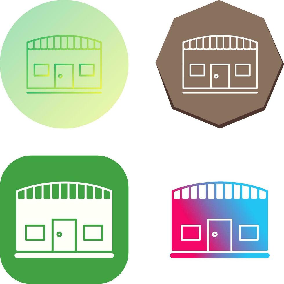 Unique Store Vector Icon