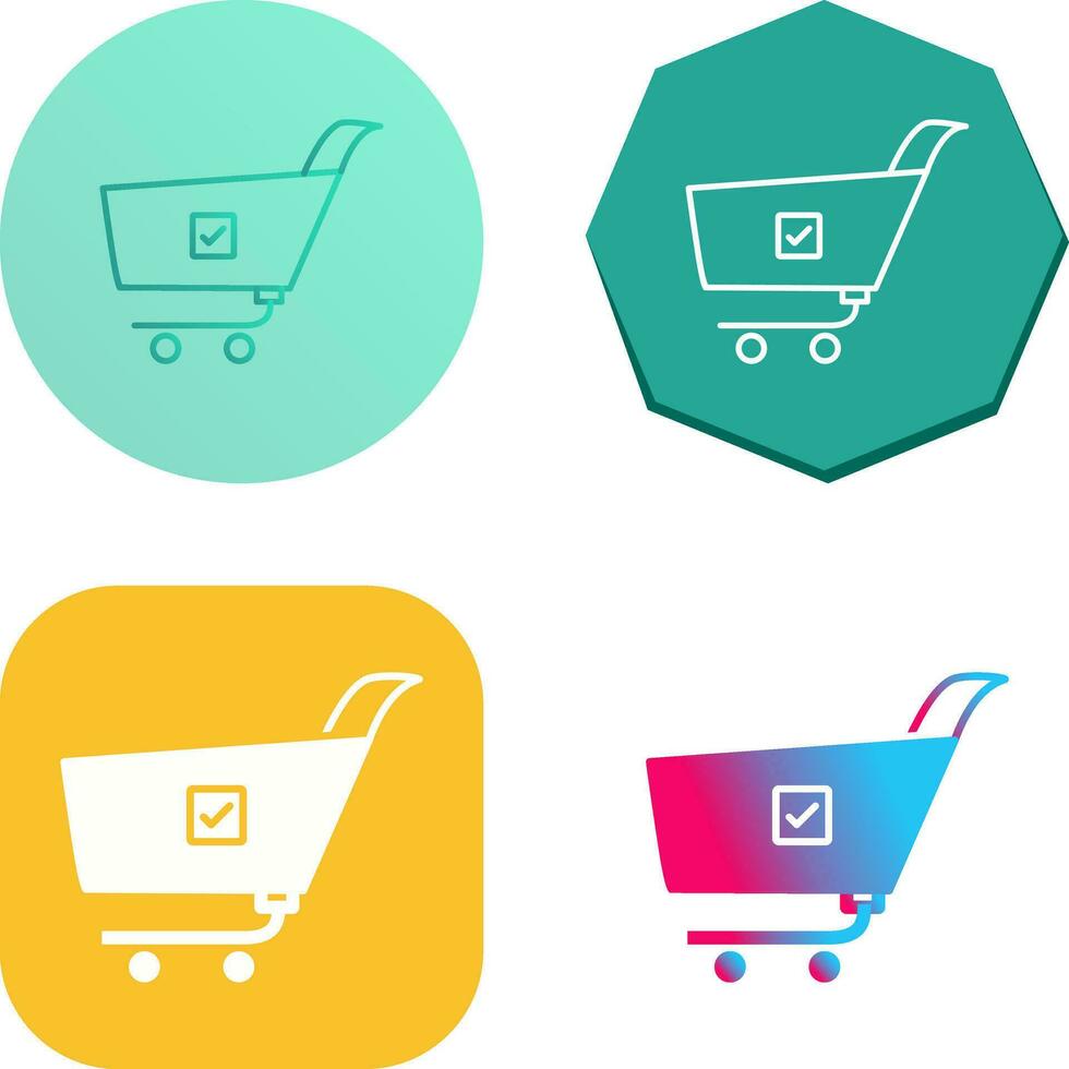 Unique Confirm Order Vector Icon