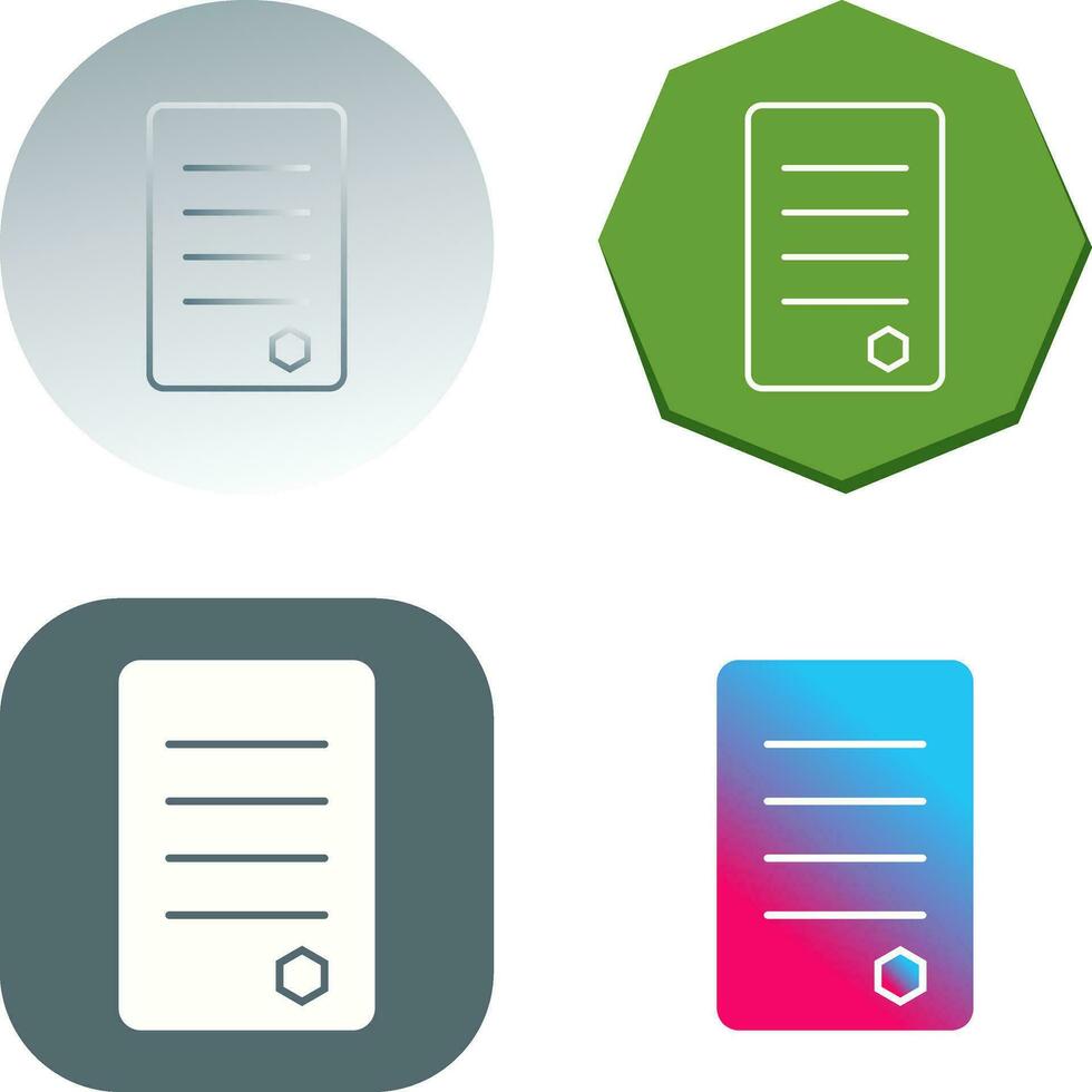 Unique Reports Vector Icon