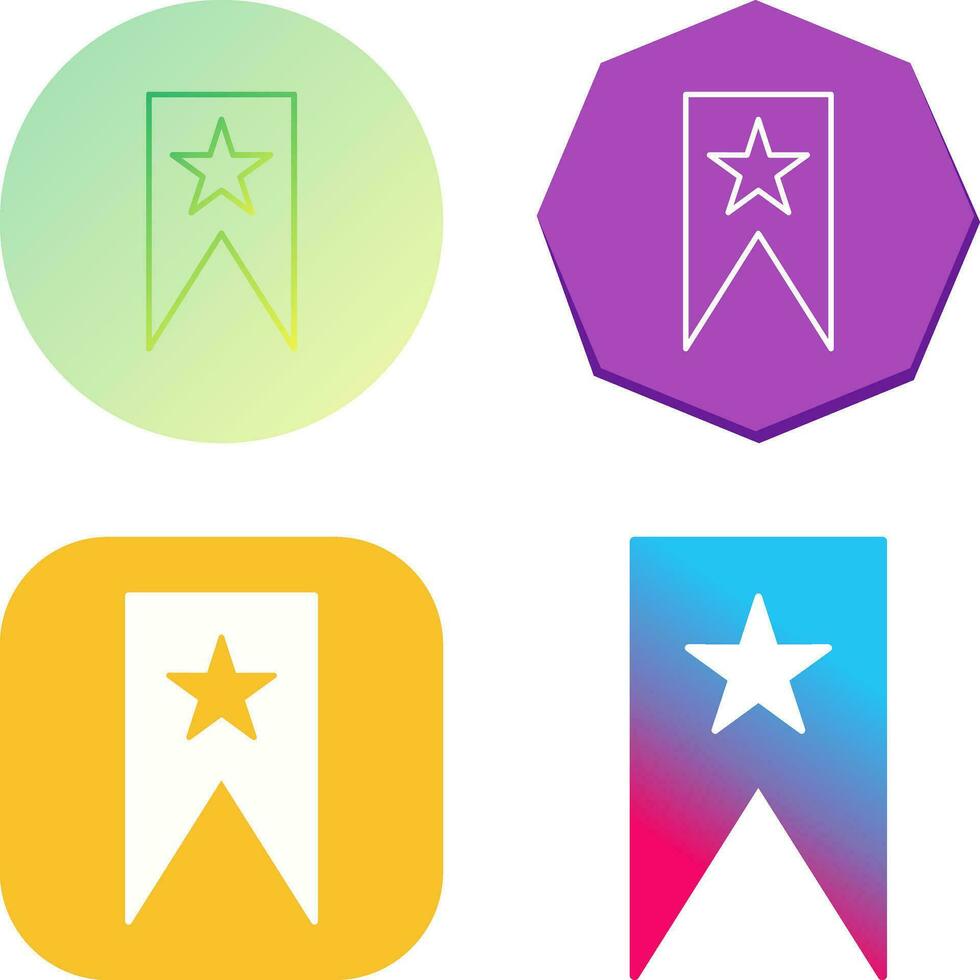 Unique Bookmarking Services Vector Icon