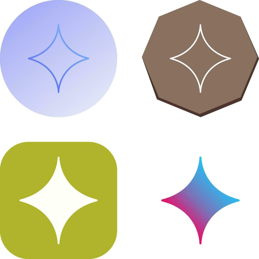 Unique Diamond Vector Icon
