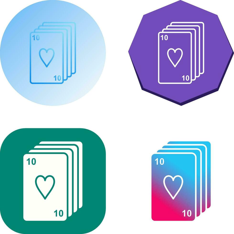 Deck of Cards Vector Icon