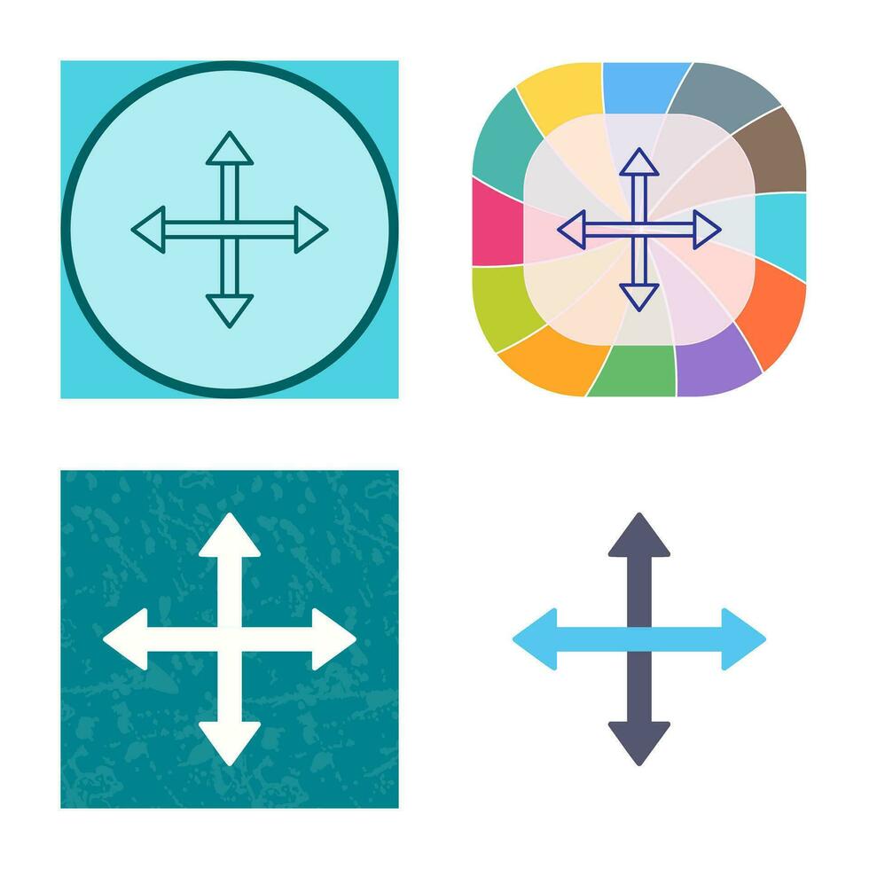 Unique Move Vector Icon