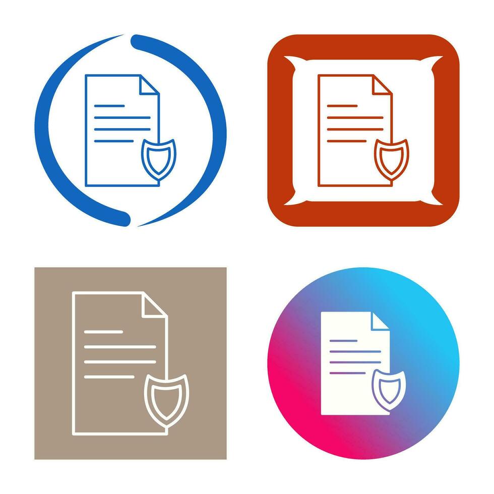 Private Document Vector Icon