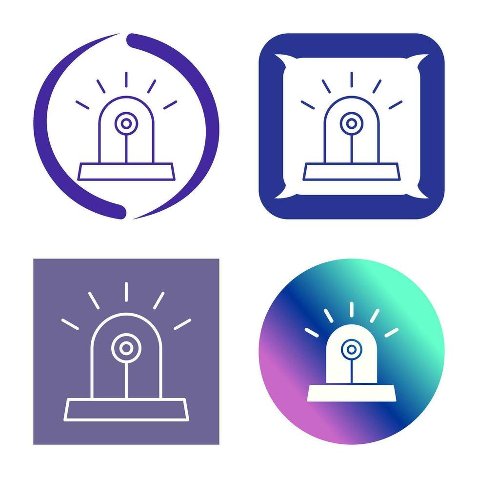 Unique Siren Vector Icon