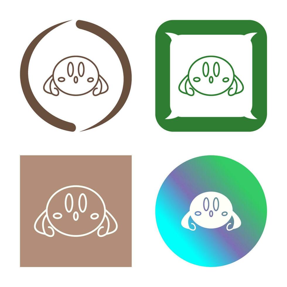 Unique Game Character Vector Icon