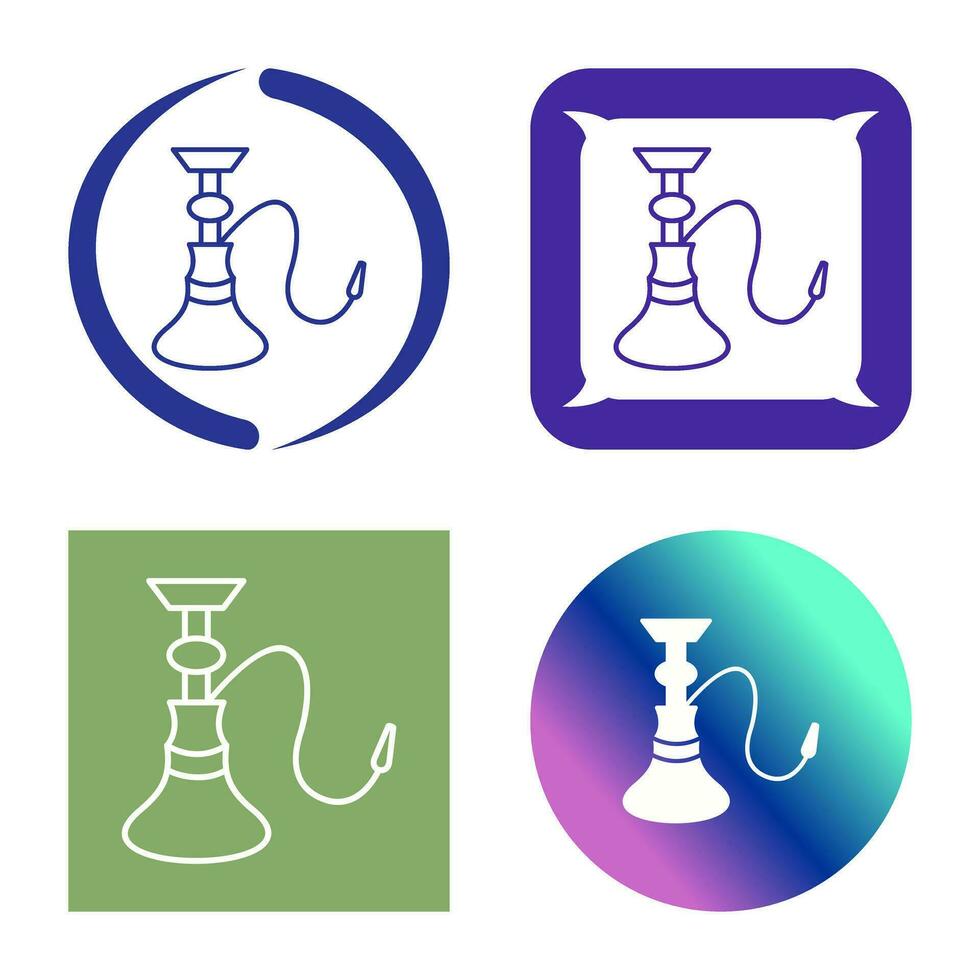 Unique Hookah Vector Icon