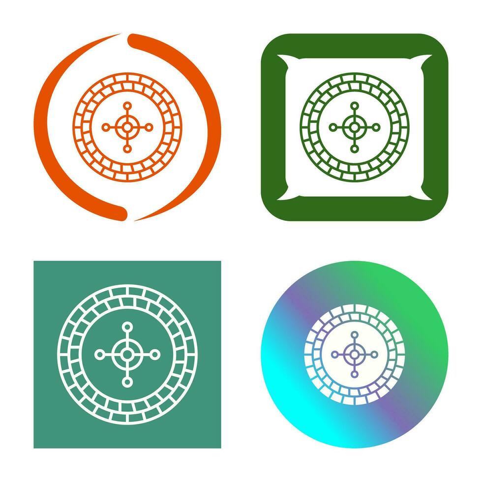 Roulette Vector Icon