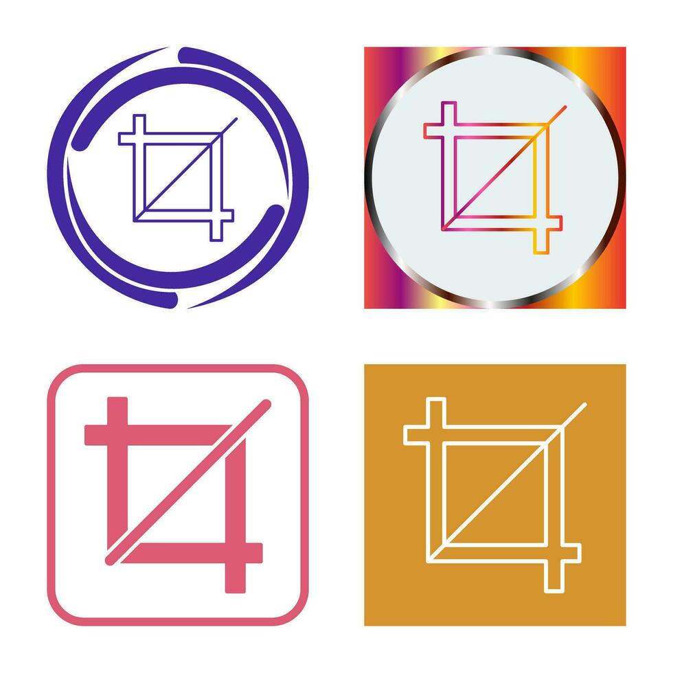 Unique Crop Vector Icon