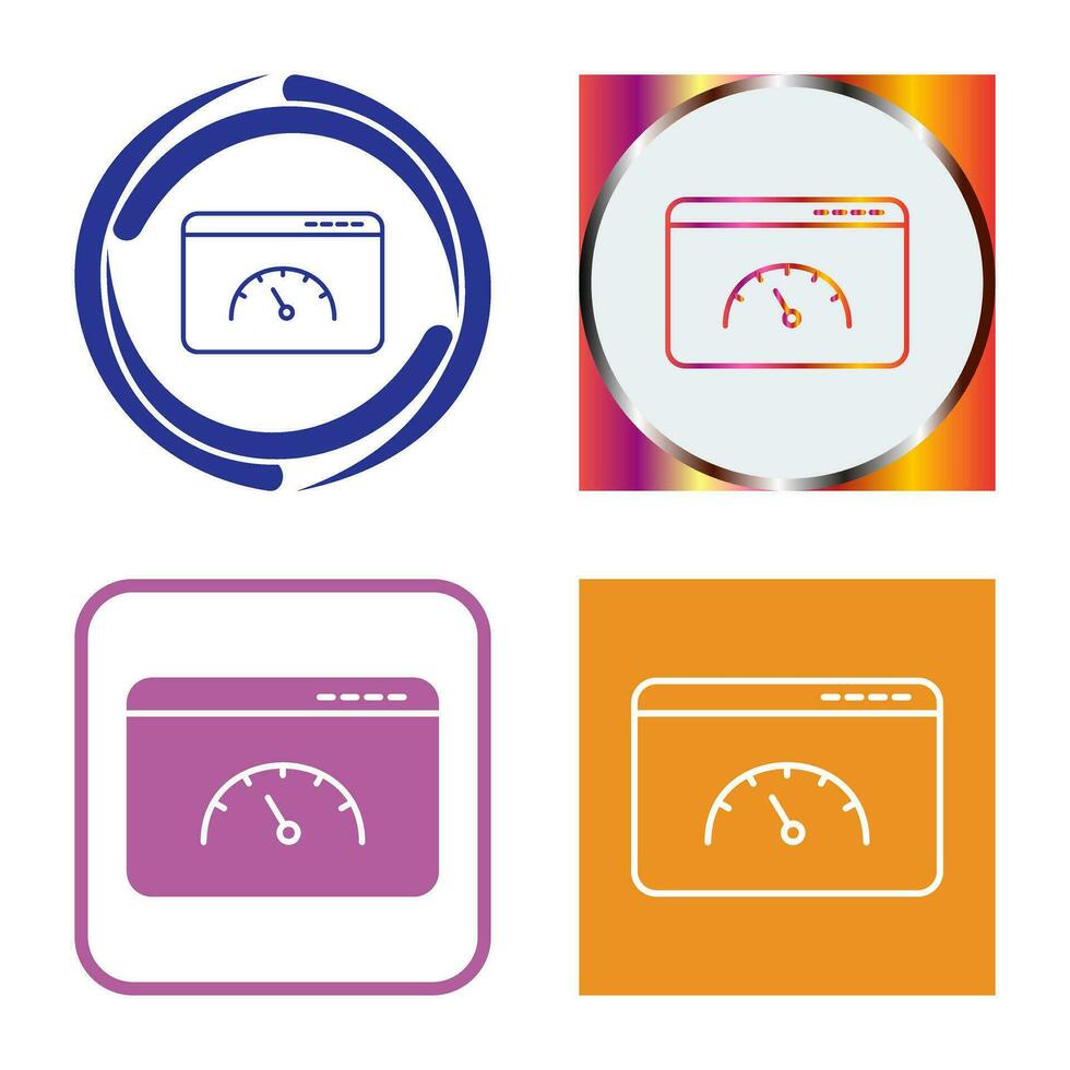 Page Speed Vector Icon