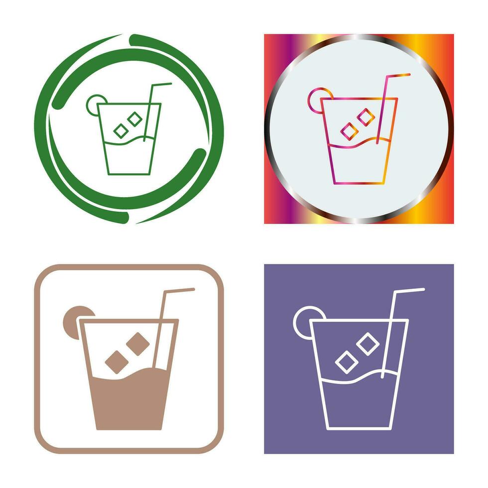 Unique Whiskey Sour Vector Icon