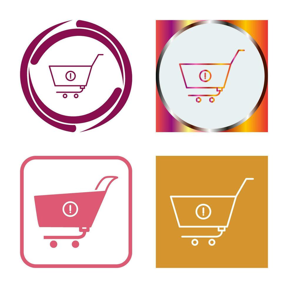 Unique Warning Vector Icon