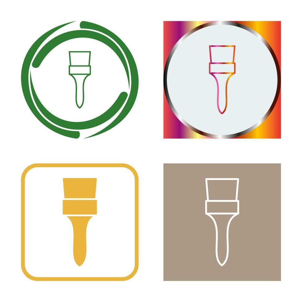 Unique Brush Vector Icon