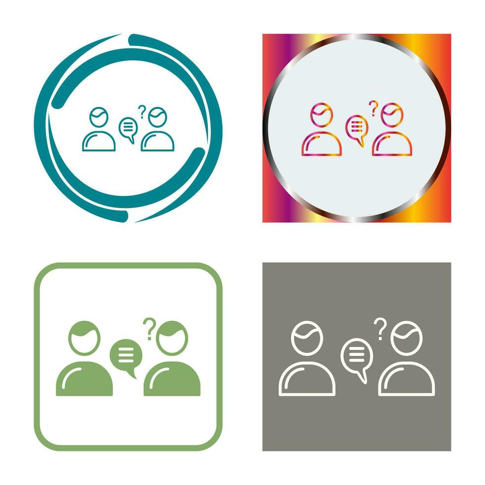 Unique Consulting Services Vector Icon