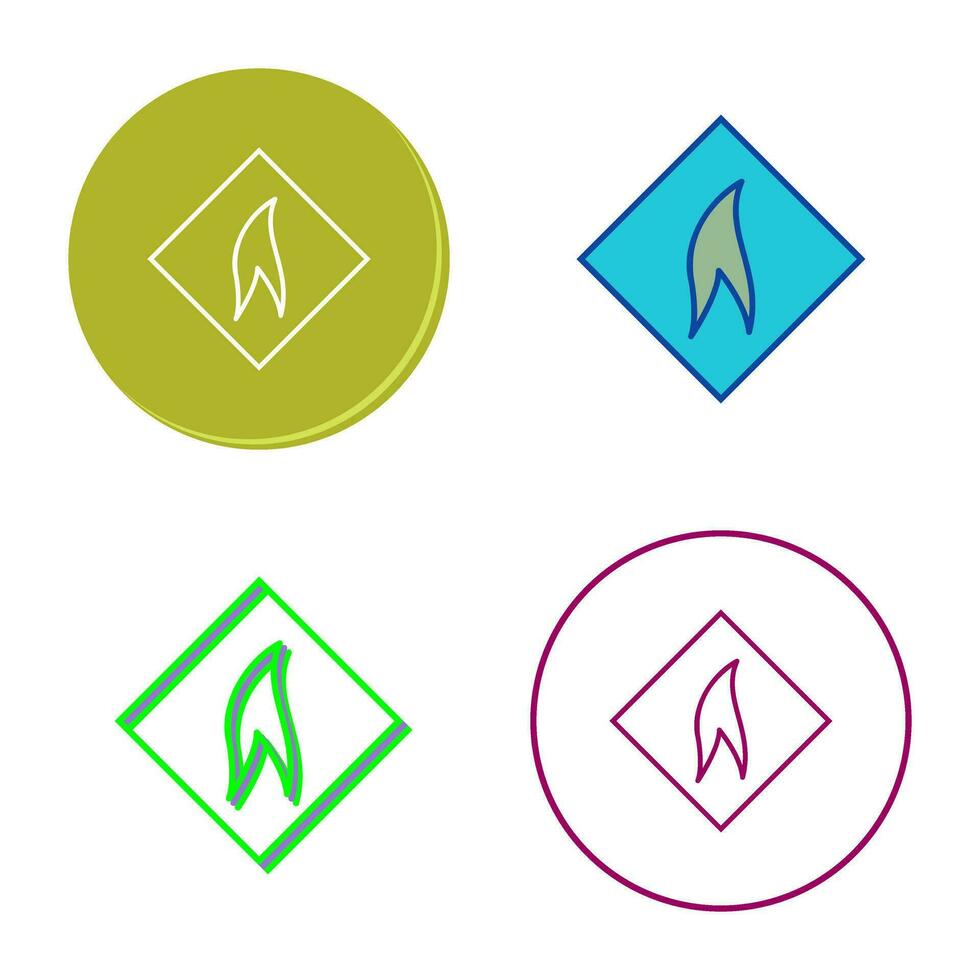 Flammable Material Vector Icon