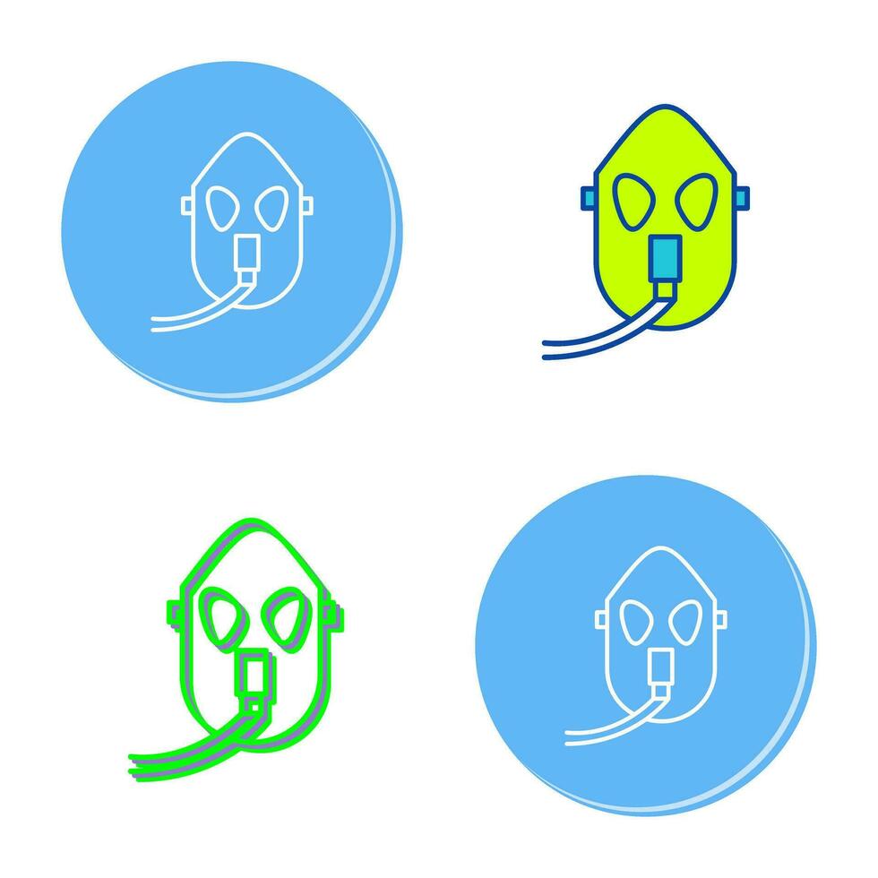 Unique Oxygen Mask Vector Icon