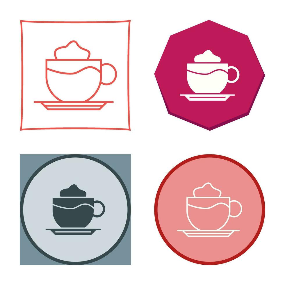 Latte Vector Icon