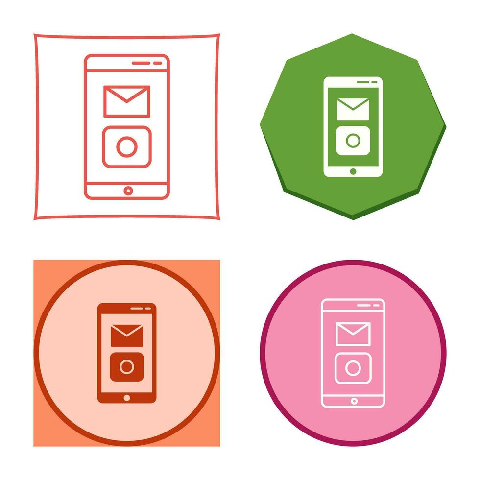 Unique Mobile Applications Vector Icon