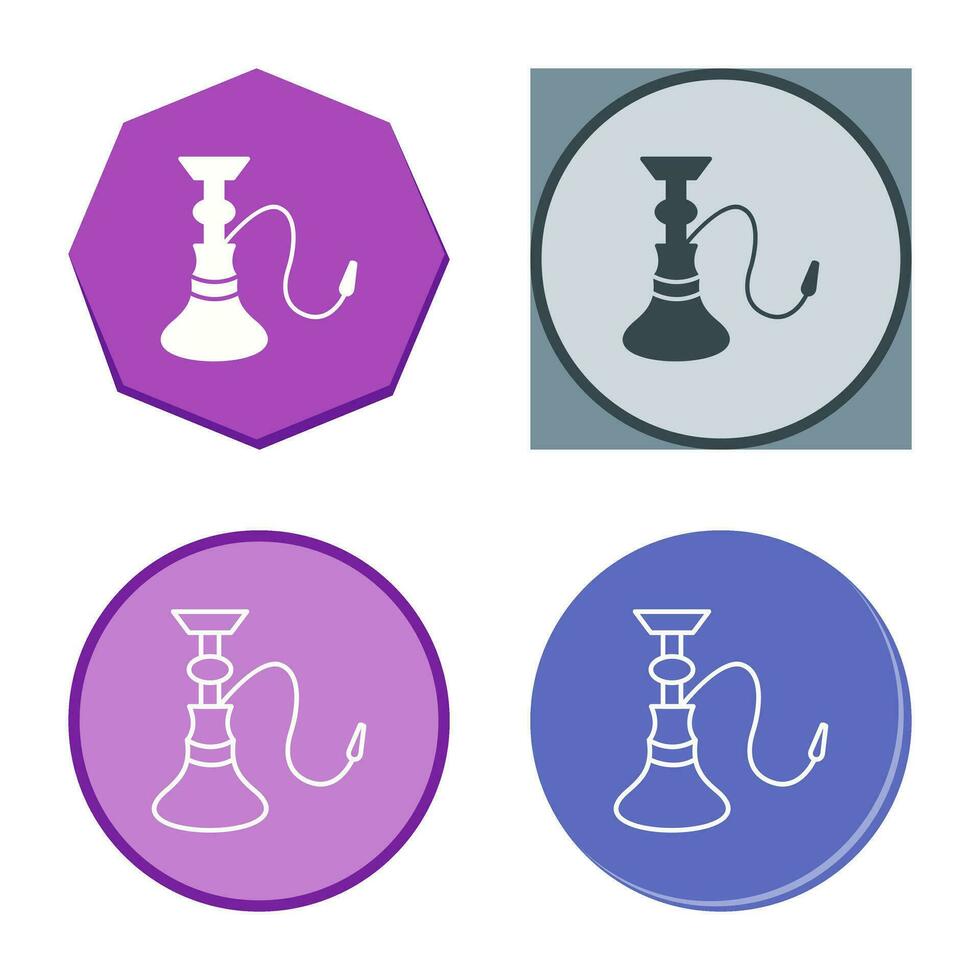 Unique Hookah Vector Icon