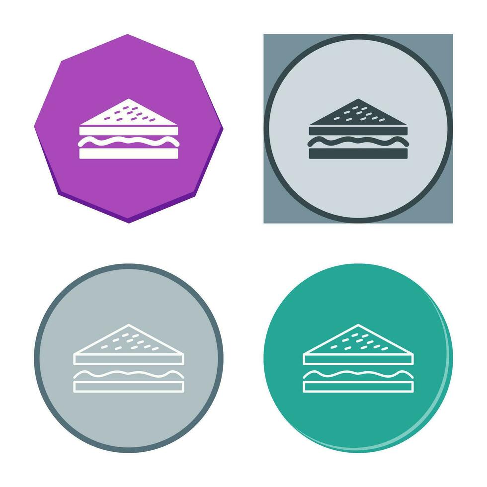 Unique Sandwich Vector Icon