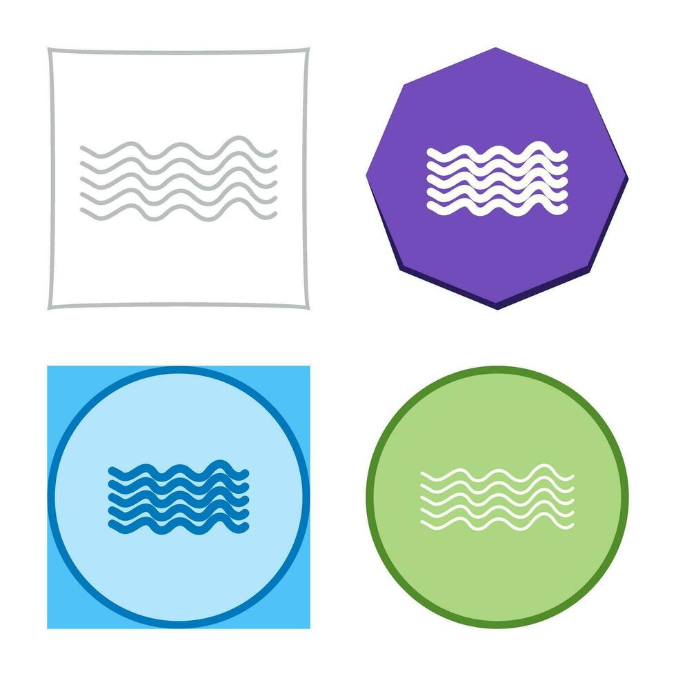 Magnetic Waves Vector Icon