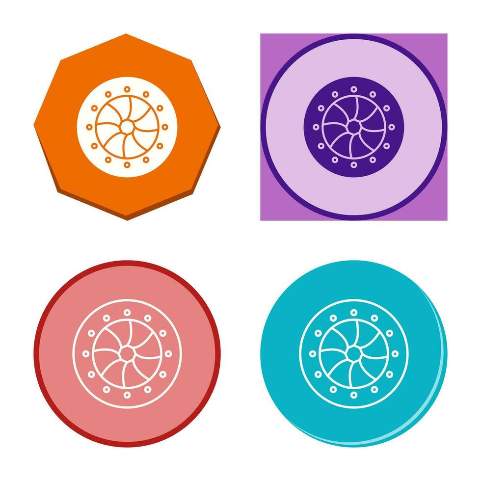 Unique Optical Diaphram Vector Icon