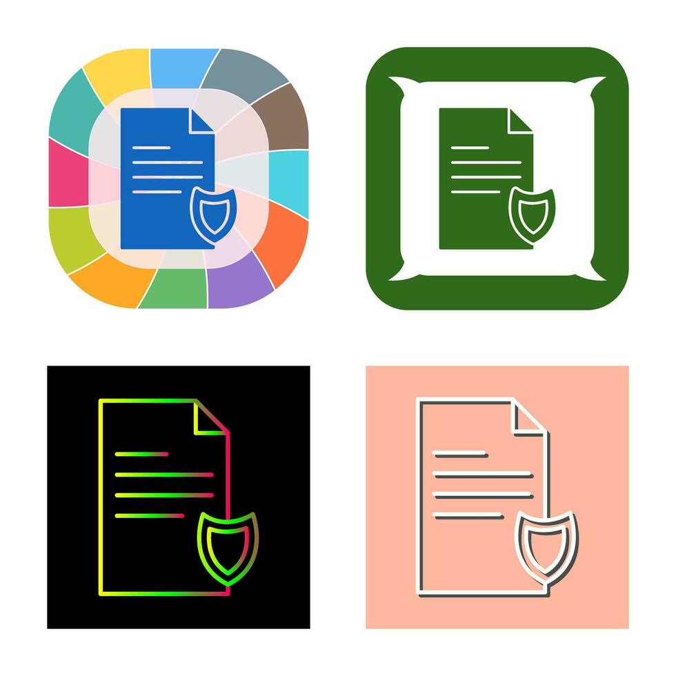 Private Document Vector Icon