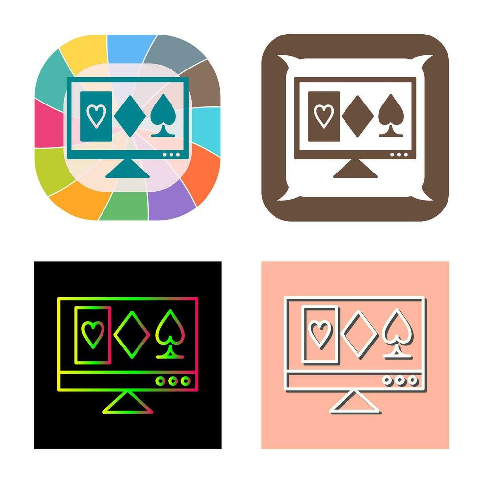 Online Gambling Vector Icon