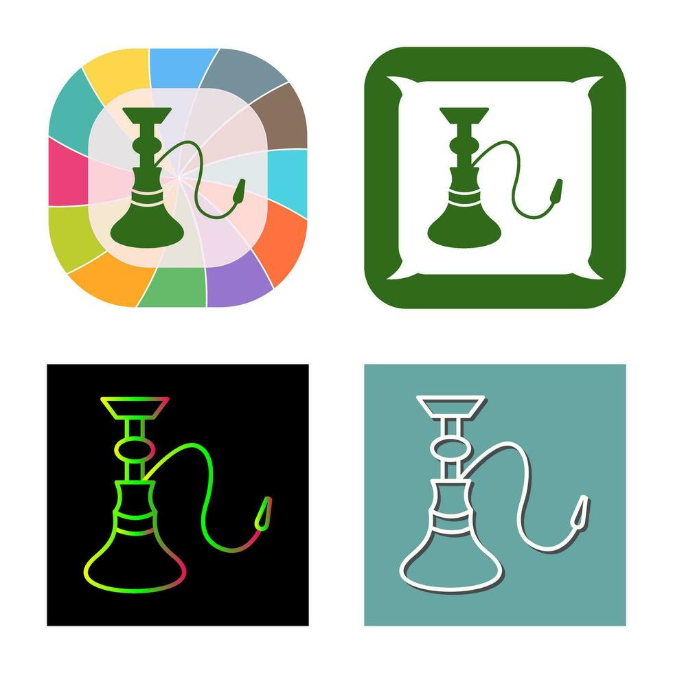 Unique Hookah Vector Icon