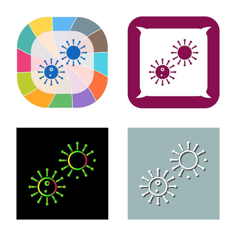 único virus vector icono