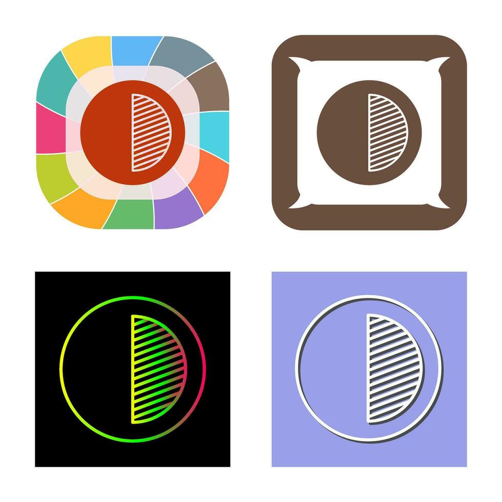 Unique Contrast Vector Icon