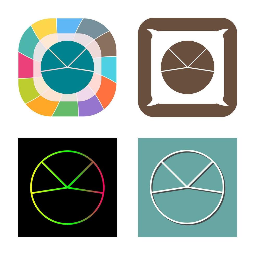 Pie Chart Analysis Vector Icon