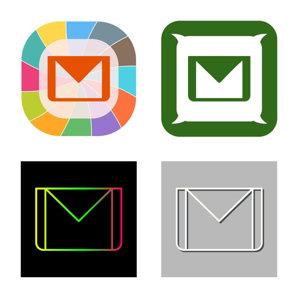 Unique Email Vector Icon