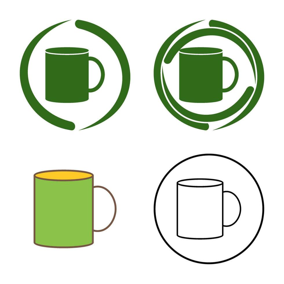 icono de vector de taza de café