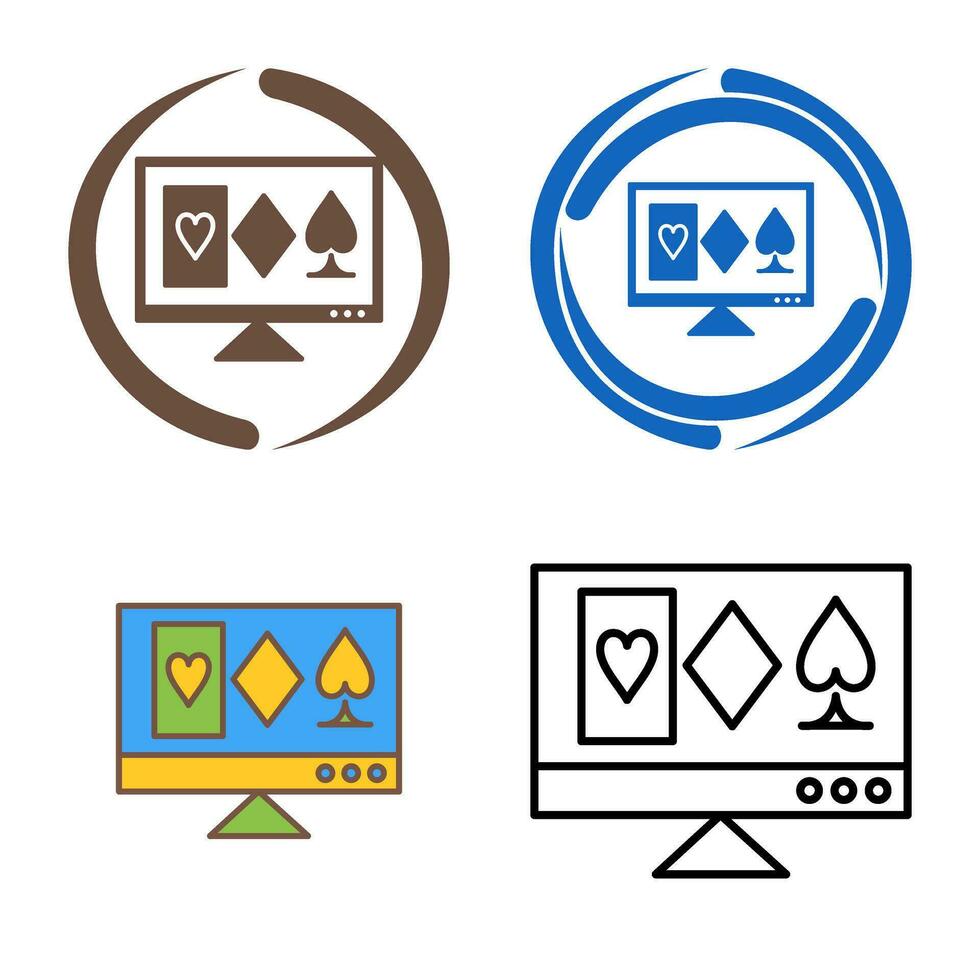 Online Gambling Vector Icon