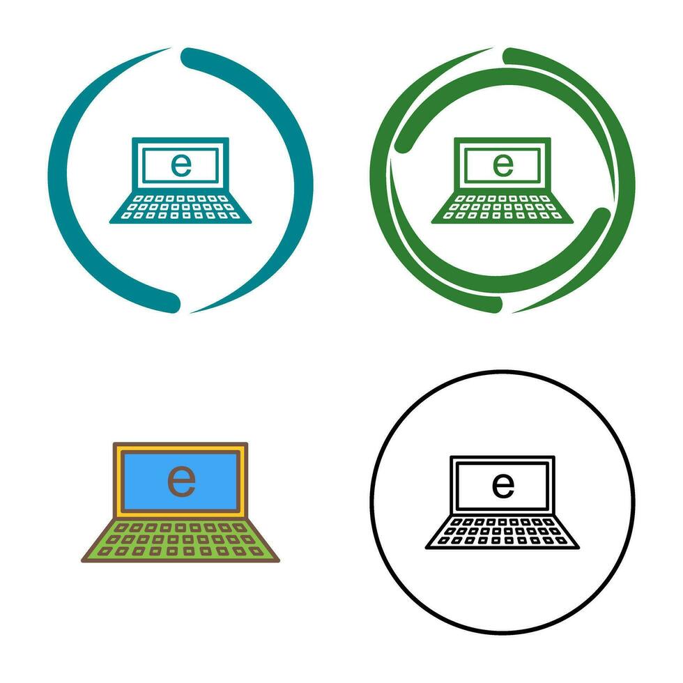 Unique Internet Vector Icon